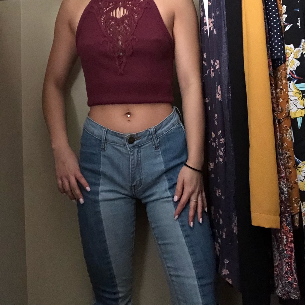 2 toned jeans